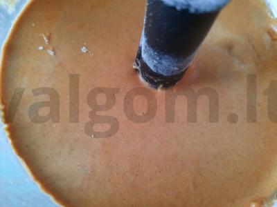 Blynai su kerobu ir bananais Žingsnis 4