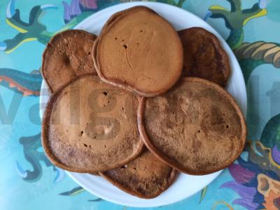 Blynai su kerobu ir bananais Žingsnis 6