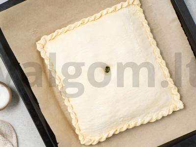 Kopūstų ir špinatų pyragas Žingsnis 7