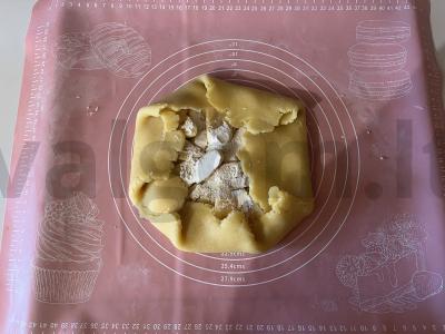 Smėlinė galeta su prinokusiais bananais Žingsnis 6