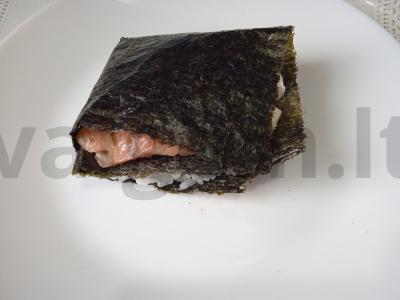 Sushi sumuštinis su varškės sūriu, imbieru ir silke Žingsnis 5