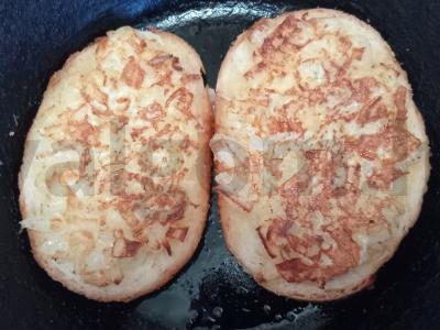 Skrebučiai su svogūnais ir sūriu Žingsnis 7