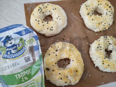 Varškės bageliai su sezamu Žingsnis 3