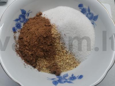 Kepinys „Bulvė“ su šokoladiniu sviestu Žingsnis 2