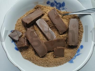 Kepinys „Bulvė“ su šokoladiniu sviestu Žingsnis 3