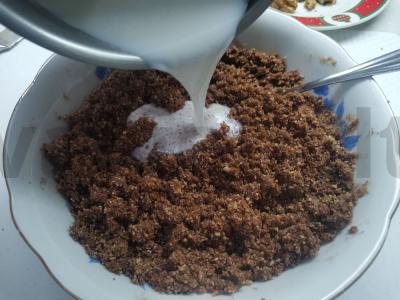 Kepinys „Bulvė“ su šokoladiniu sviestu Žingsnis 4