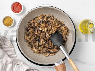 Kopūstų solyanka su grybais Žingsnis 4