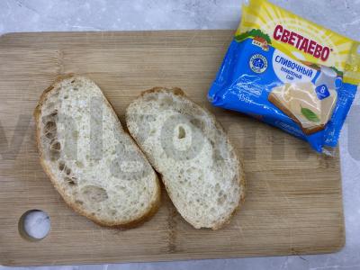 Karšti sumuštiniai su lydytu sūriu ir dešra Žingsnis 1