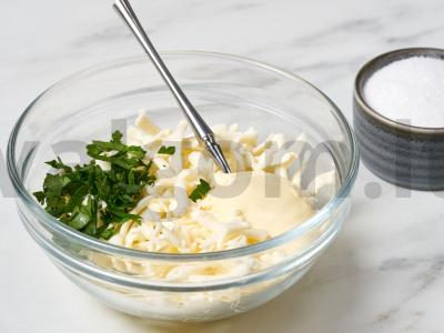 Morkų ritinys su kiaušiniu ir sūriu Žingsnis 8