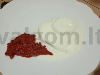 Pūgžlys, keptas su pievagrybiais ir daržovėmis Žingsnis 4