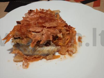 Pūgžlys, keptas su pievagrybiais ir daržovėmis Žingsnis 7