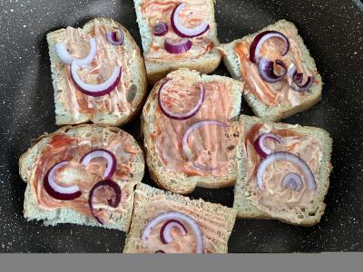 Labai skanūs karšti sumuštiniai Žingsnis 4