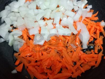 Borsčas ant jautienos sultinio su konservuotomis pupelėmis Žingsnis 4