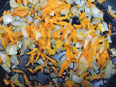 Borsčas ant jautienos sultinio su konservuotomis pupelėmis Žingsnis 5