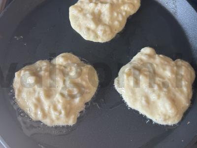 Bananų blynai be cukraus Žingsnis 6