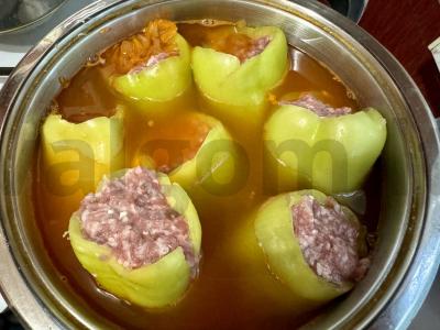 Įdaryti pipirai su daržovėmis Žingsnis 5