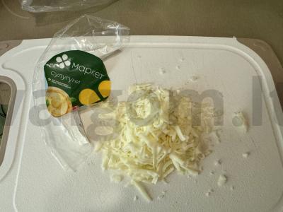 Blynai su suluguni sūriu Žingsnis 4