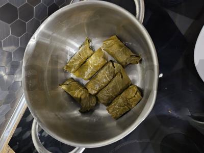 Sultinga dolma su vištienos faršu Žingsnis 4