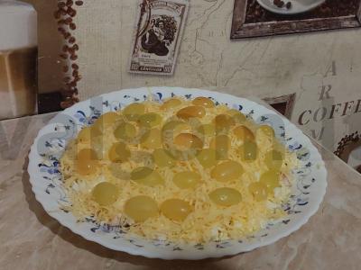 Salotas „Vištiena vynuogėse“ Žingsnis 3