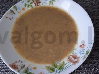 Grybų ir pievagrybių tyrės sriuba Žingsnis 6