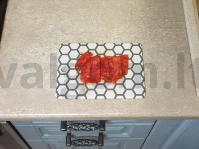 Daržovių ir raudonos žuvies spring roll'ai Žingsnis 3