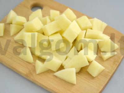 Bulvių sriuba su koldūnais per 30 minučių Žingsnis 2