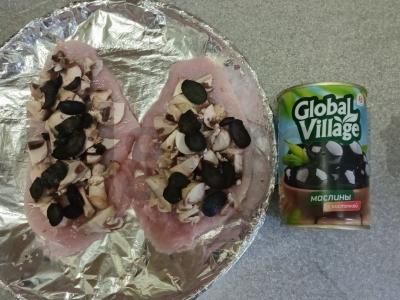 Indėnų steikai, kepti su šampinjonais ir alyvuogėmis Žingsnis 4