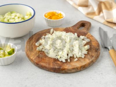 Antis, įdaryta prieskoninėmis vaisių Žingsnis 1