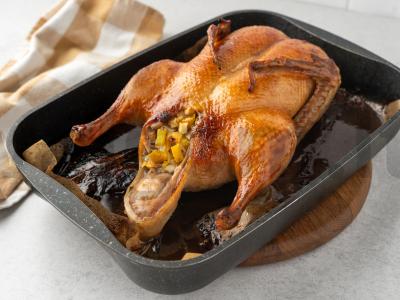 Antis, įdaryta prieskoninėmis vaisių Žingsnis 7