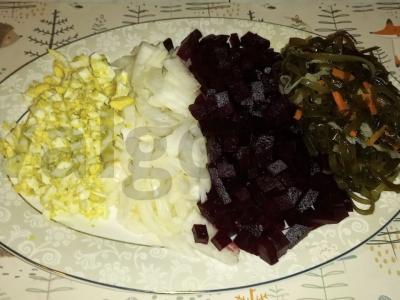 Salotos su burokėliais ir jūros kopūstais Žingsnis 4