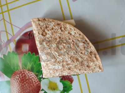 Trikampiai iš lavašo pusryčiams Žingsnis 6