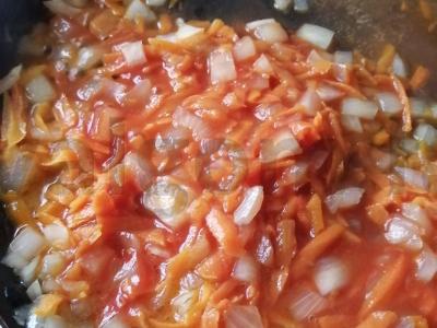 Skanūs šaltibarščiai su pomidorų pasta Žingsnis 3