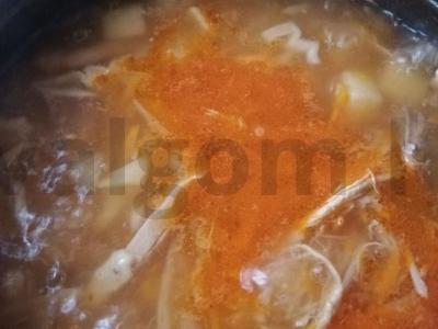 Skanūs šaltibarščiai su pomidorų pasta Žingsnis 5