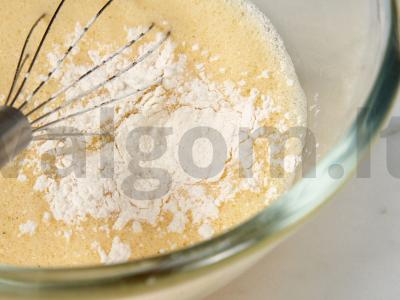 Kiaušinių ritinys su sūriu ir špinatais Žingsnis 2