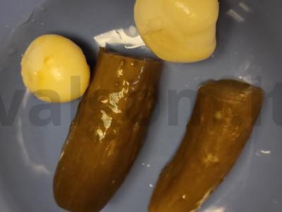 Vinegretas su svogūnais ir aliejumi Žingsnis 3