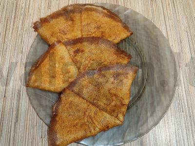 Blynai ant pieno išrūgų su vanilinu Žingsnis 8