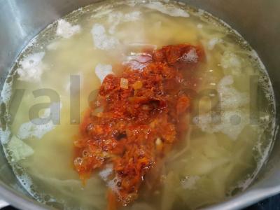 Šči su kiauliena ir salierais Žingsnis 7