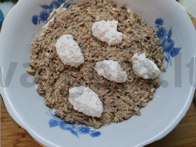 Salotas „Mimoza“ su varške Žingsnis 6