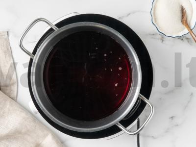 Vyšnių sulčių želė Žingsnis 2