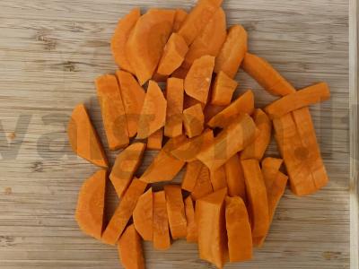 Ryžiai su vištiena ir žaliąja pupelių ankštimi Žingsnis 1