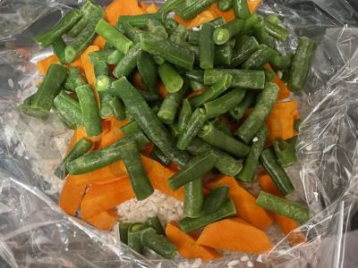 Ryžiai su vištiena ir žaliąja pupelių ankštimi Žingsnis 4