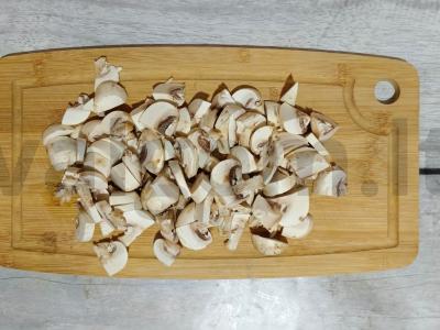 Vištiena su daržovėmis kepimo maiše Žingsnis 1