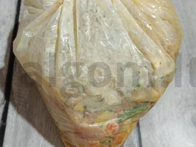 Vištiena su daržovėmis kepimo maiše Žingsnis 7