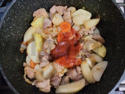 Sotūs šurpa su daržovėmis ir kiauliena Žingsnis 5