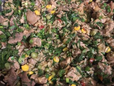 Kumpis su daržovėmis ir žolelėmis vakarienei Žingsnis 10