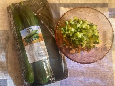 Salotas „Besti“ su aviena ir agurku Žingsnis 5