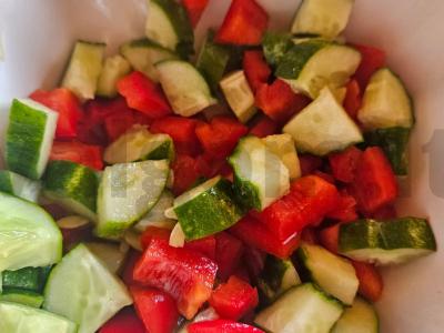 Vasaros salotas „Mano džiaugsmas“ Žingsnis 2