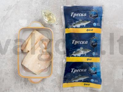 Žuvies kotletai su žirnių ir mėtų padažu Žingsnis 2