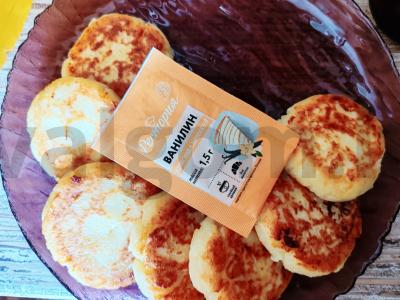 Vaniliniai varškėčiai su kondensuotu pienu Žingsnis 5