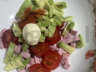 Sotūs salotas su avokadu Žingsnis 5